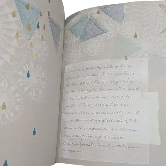 Handmade Mermaid Junk Journal Ocean Theme Art Journal Mixed Media Charms Pearls - Picture 10 of 12